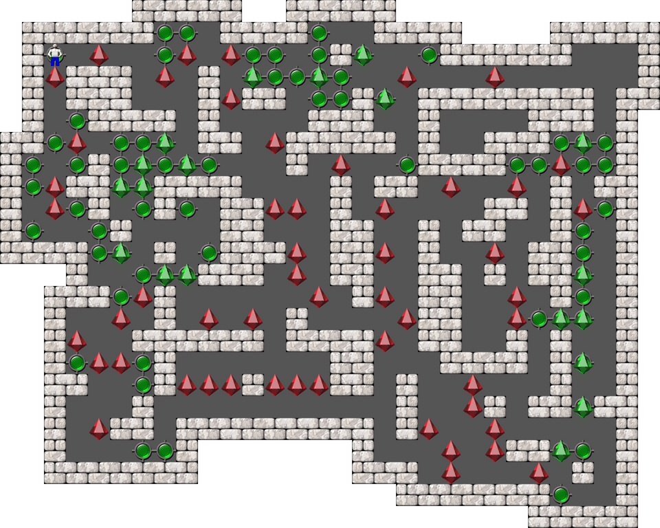 Sokoban Mass Remodel level 1210